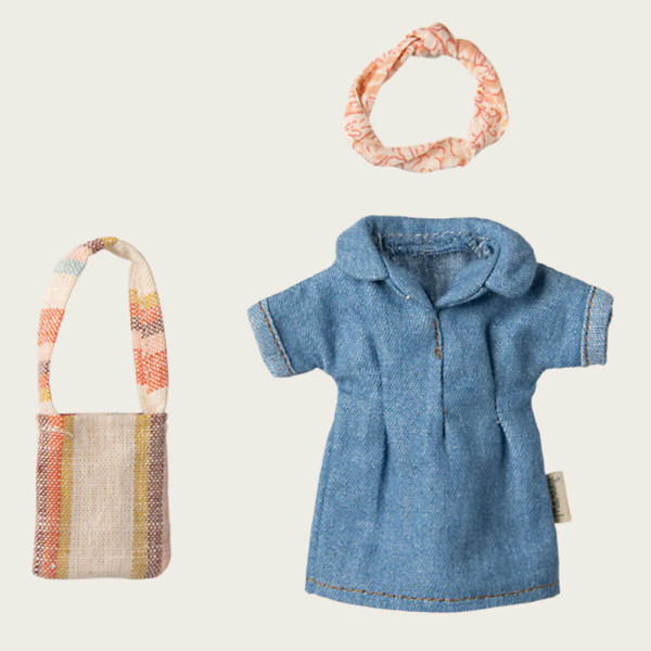 SET VETEMENTS MAMAN DENIM POUR SOURIS MAILEG